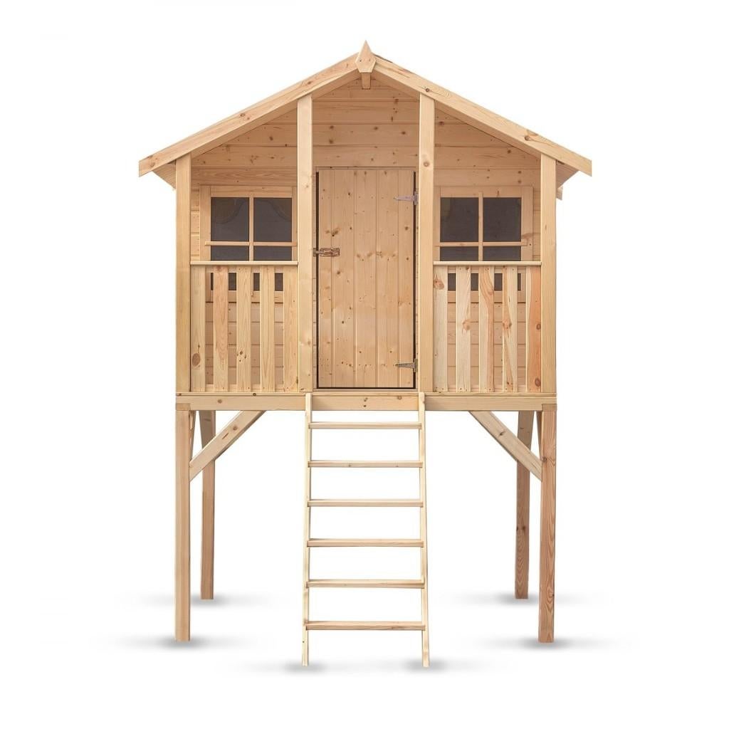 Speelhuisje buiten | Ruim huisje | Optie glijbaan | Emoe, Mail@wellestuinhout.nl, Nieuw, Ophalen of Verzenden, Groenestraat 34
