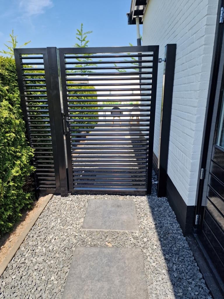 Zicht dichte poort., Tuin en Terras, Ophalen of Verzenden, Nieuw