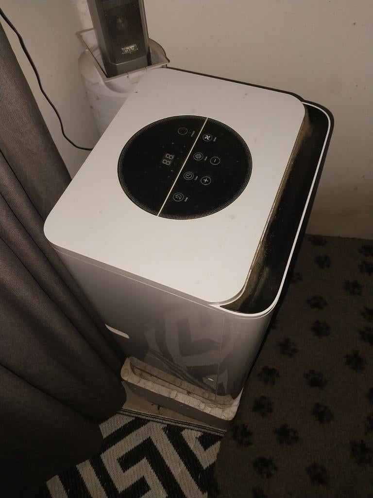 Mobiele airco., Ophalen
