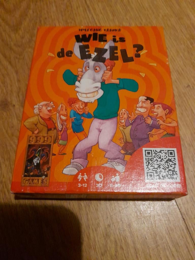 Wie is de ezel, Vijf spelers of meer, Ophalen of Verzenden, Zo goed als nieuw, 999 Games
