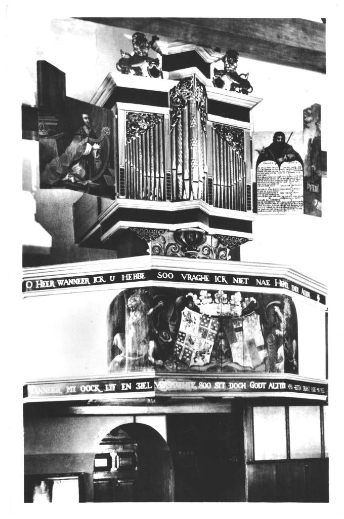 80423 Midwolde Groningen 1955 kerk Orgel nette oude kaart, Ophalen of Verzenden, 1960 tot 1980, Ongelopen, Groningen