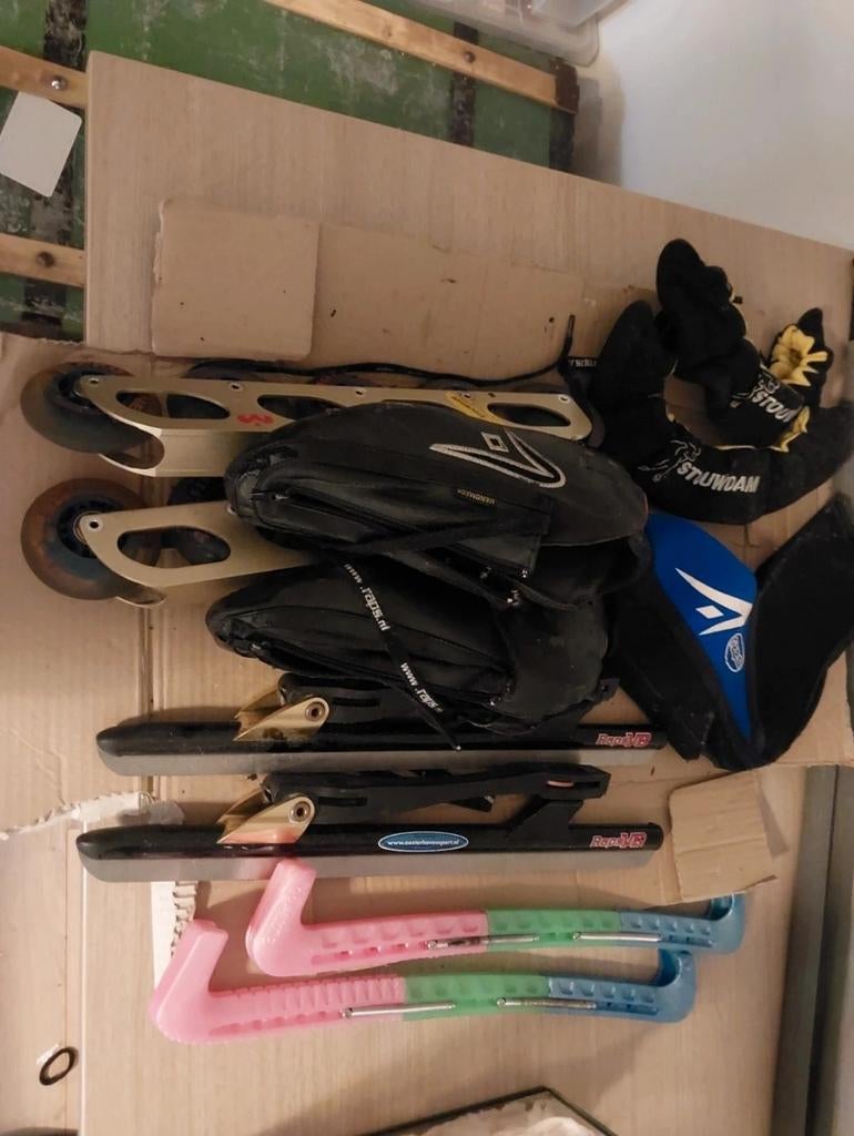 Schaatsen: Noren, Combinoren, Skates - Diverse Maten, Ophalen of Verzenden, Gebruikt, Noren
