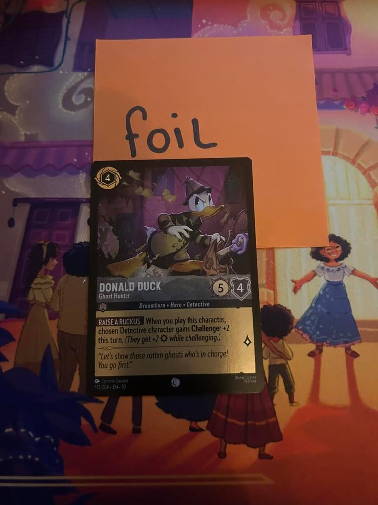 Donald duck ghost hunter foil, Ophalen of Verzenden, Nieuw, Foil