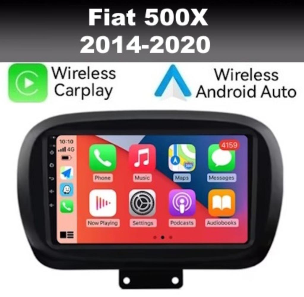 Fiat 500x 2014-2020 radio navigatie android 15 apple carplay, Auto diversen, Autoradio's, Ophalen of Verzenden, Nieuw