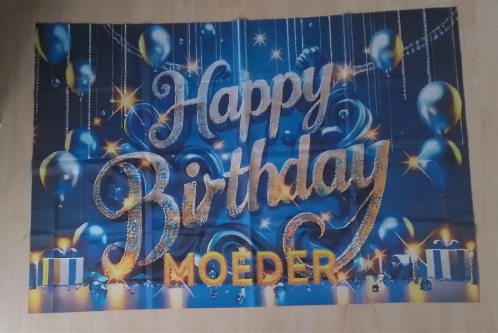 Spandoeken 99 jaar - Verjaardagsdecoratie, Ophalen of Verzenden, Versiering, Verjaardag
