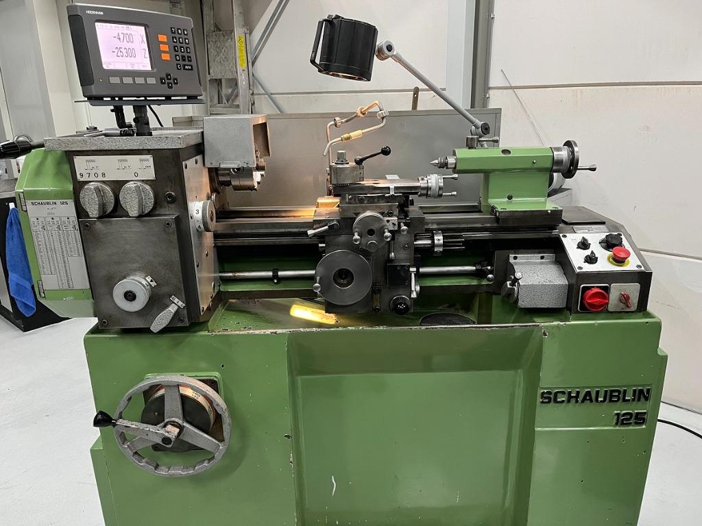 Schaublin 125C, Ophalen, Gebruikt, Metaaldraaibank, Minder dan 500 mm