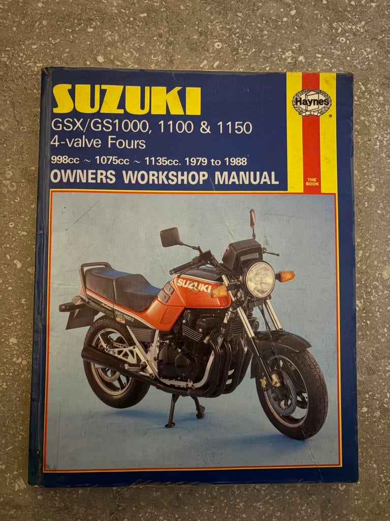 Haynes werkplaatshandboek Suzuki GSX/GS1000, 1100 en 1150, Motoren, Handleidingen en Instructieboekjes, Ophalen of Verzenden, Suzuki