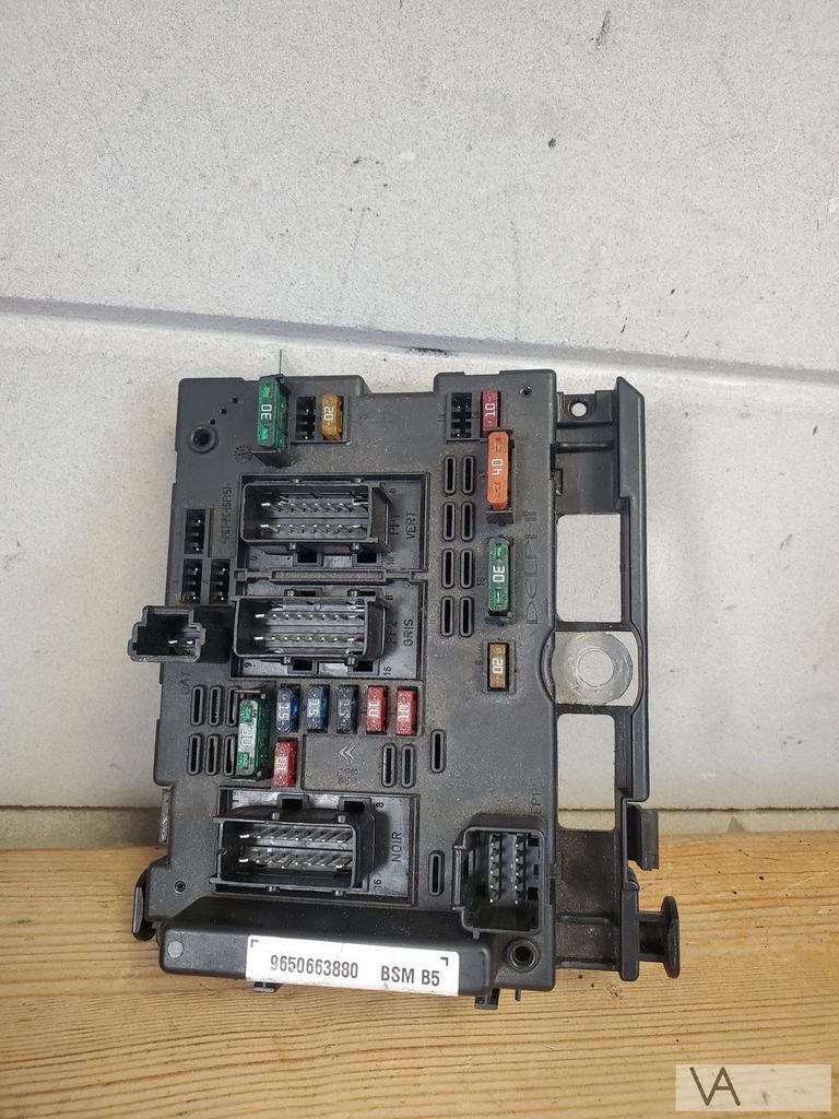 Peugeot 206 307 BSM zekeringkast 9650663880 €30 C2 C3 C8, Auto-onderdelen, Elektronica en Kabels, Peugeot, Gebruikt, Ophalen of Verzenden