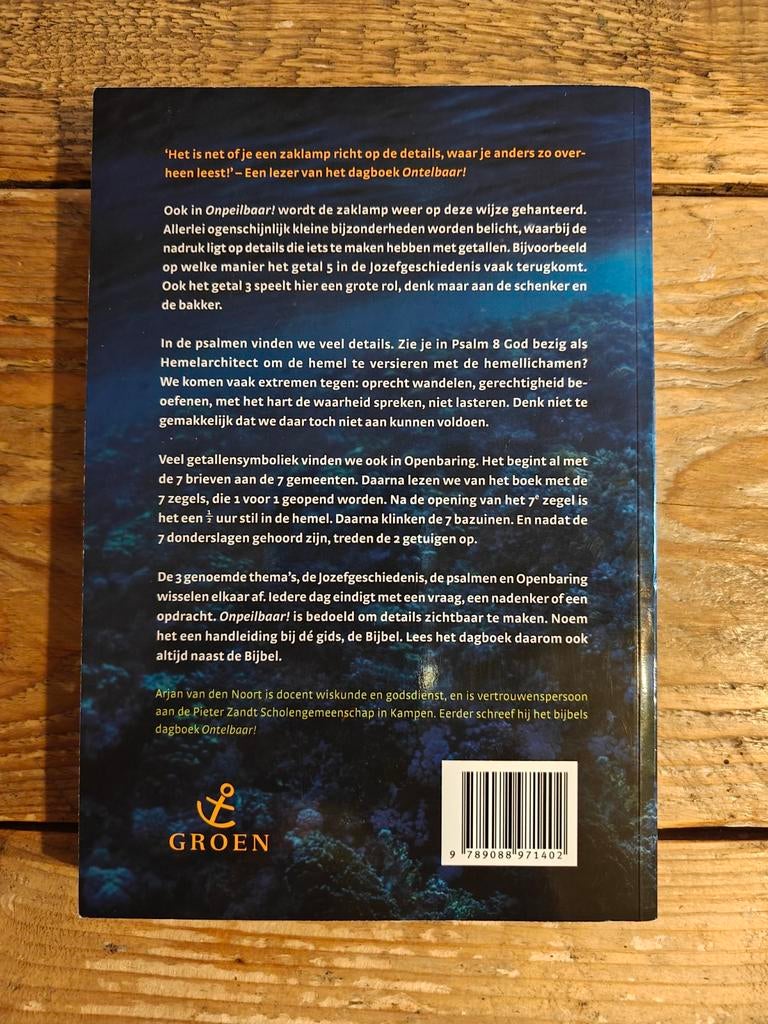 Onpeilbaar. Bijbels dagboek voor jongeren., Boeken, Godsdienst en Theologie, Ophalen of Verzenden