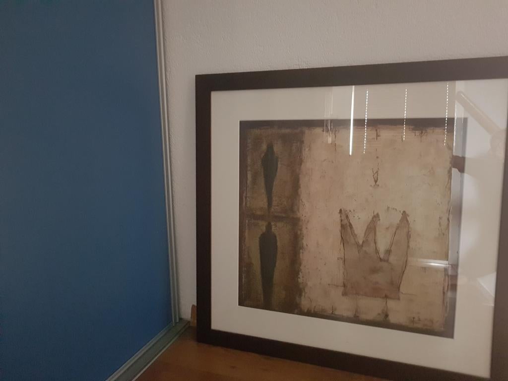 Schilderij kroon, Ophalen of Verzenden, Schilderij, Minder dan 50 cm