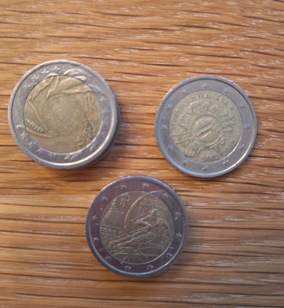 Italie euromunten, herdenkingsmunten, Postzegels en Munten, Munten | Europa | Euromunten, Ophalen, 2 euro