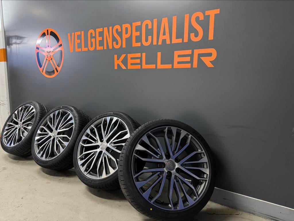 Audi A6 S-Line 20 inch Competition velgen Orig Pirelli Nieuw, 255 mm, Banden en Velgen, Nieuw, Ophalen of Verzenden