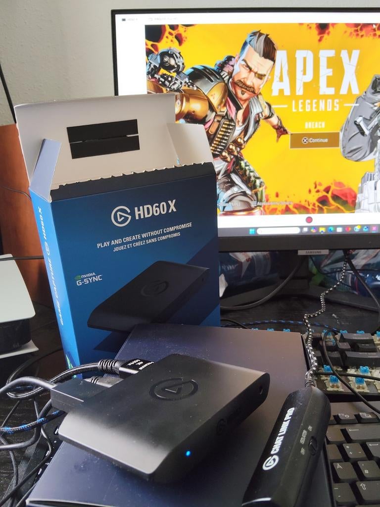 Elgato hd60x 4k ps5/PC game capture card kaart, Ophalen of Verzenden