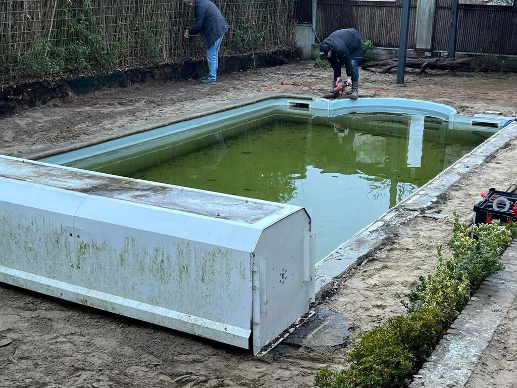 Afdekking motor kast en besturing, Tuin en Terras, Zwembaden, 120 cm of meer, Gebruikt, 300 cm of meer, Ophalen of Verzenden
