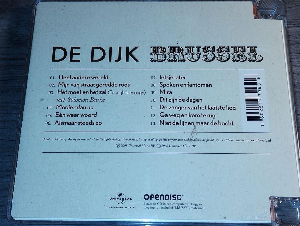 De Dijk - Brussel, Ophalen of Verzenden, Zo goed als nieuw, Pop
