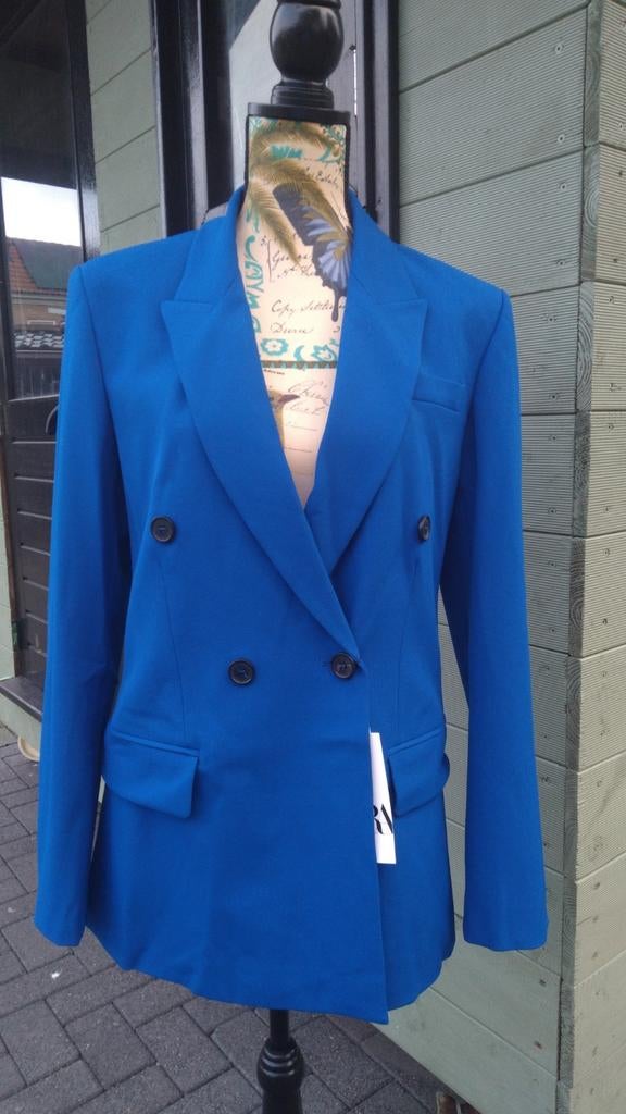 Zara Blazer blauw M, Kleding | Dames, Maat 38/40 (M), Zara, Nieuw, Jasje