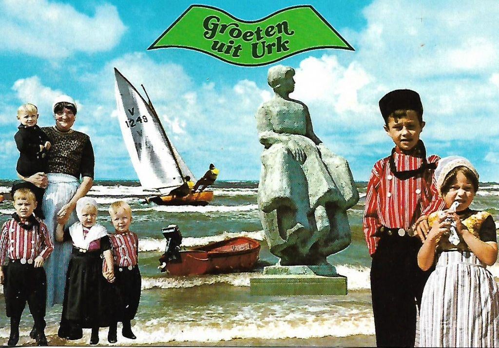 Urk- -Monument., Ophalen of Verzenden, 1980 tot heden, Ongelopen, Flevoland