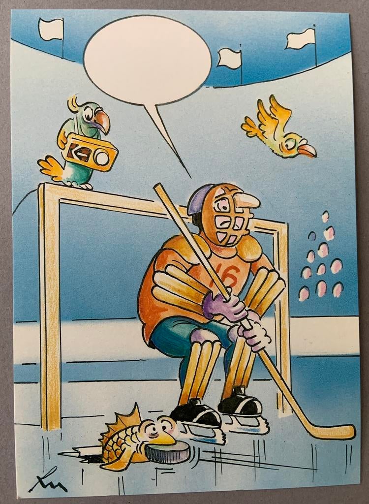 IJshockey, Ned. IJshockey Bond, Olympische Winterspelen, Ophalen of Verzenden, Ongelopen, Sport en Spel