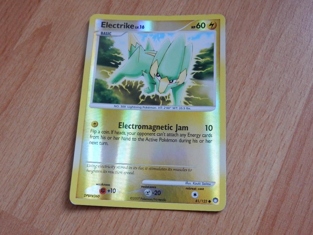 Electrike Reverse kaart: DiamondPearl - Mysterious Treasures, Ophalen of Verzenden, Zo goed als nieuw, Losse kaart