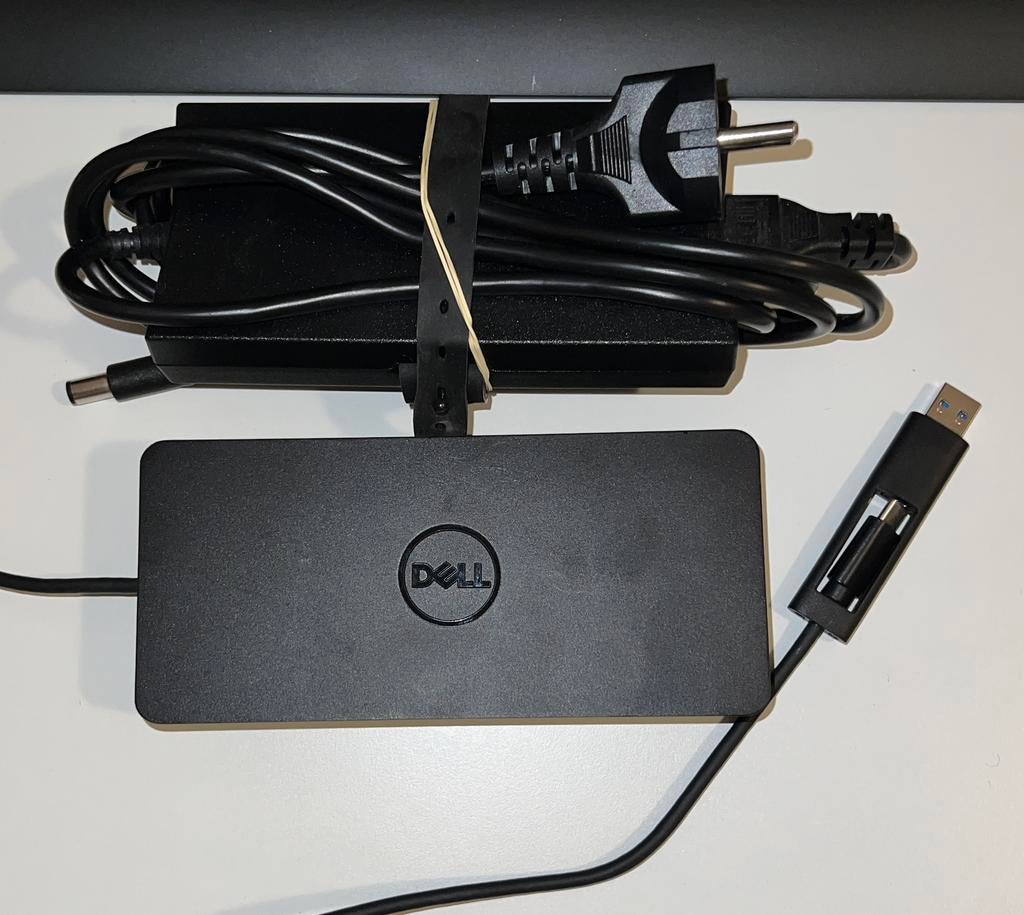 Dell D6000s USB-C/A Dock | Met Adapter | Garantie, Computers en Software, Dockingstations, Zo goed als nieuw, Laptop, Ophalen of Verzenden