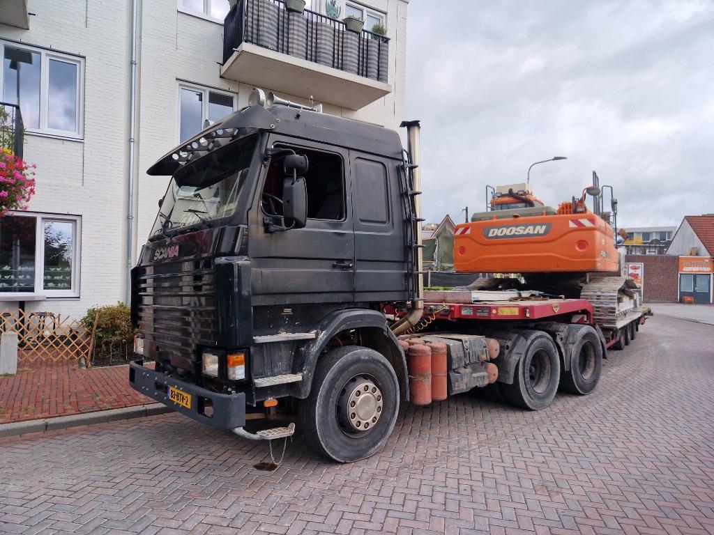 Scania 143 v8 diesel, Auto's, Scania, Zwart, Particulier, Te koop