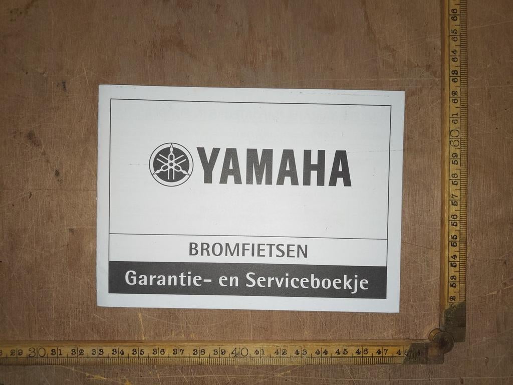 Yamaha garantie en service boekje, Ophalen of Verzenden, Zo goed als nieuw