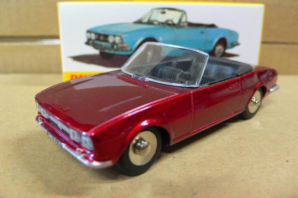 peugeot 504 cabriolet - dinky toys/atlas #1423   1/43, Hobby en Vrije tijd, Modelauto's | 1:43, Verzenden, Nieuw, Auto, Dinky Toys