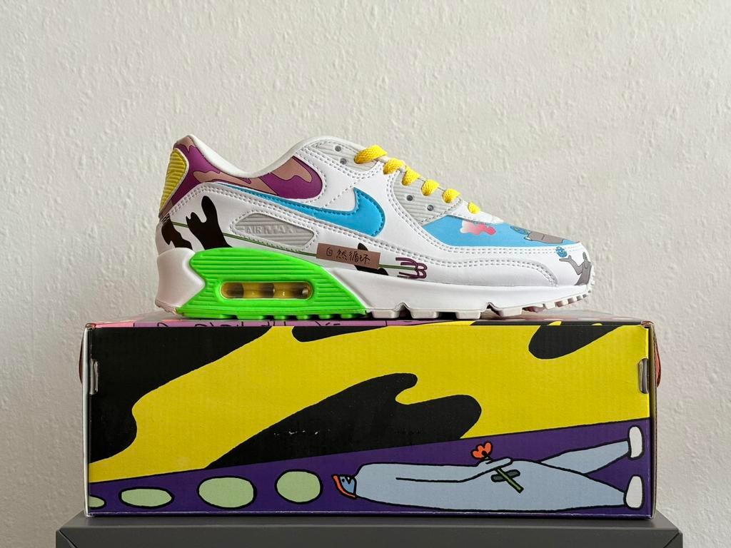 Nike Air Max 90 Ruohan Wang, Overige kleuren, Verzenden, Sneakers of Gympen, Zo goed als nieuw