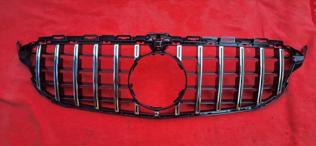 Mercedes W205 C Klasse Panamericana GT AMG Look Grill, Auto-onderdelen, Carrosserie en Plaatwerk, Voor, Mercedes-Benz, Nieuw, Ophalen of Verzenden