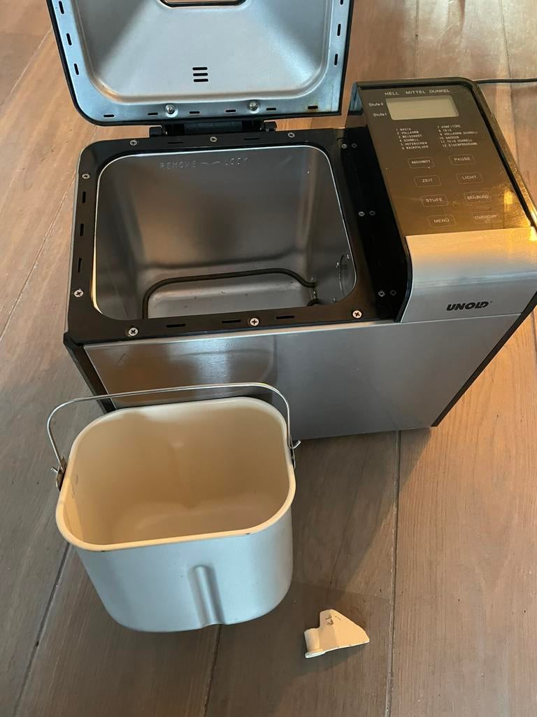Broodbakmachine Unold, Witgoed en Apparatuur, Broodbakmachines, Gebruikt, 800 tot 1200 gram deeg, Kijkvenster, Ophalen