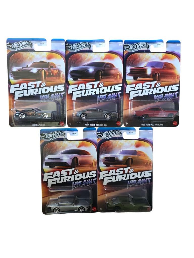Hot Wheels Fast & Furious Villains Set, Nieuw, Ophalen of Verzenden, 333 Continental Boulevard, El Segundo, CA 90245, USA, Mattel