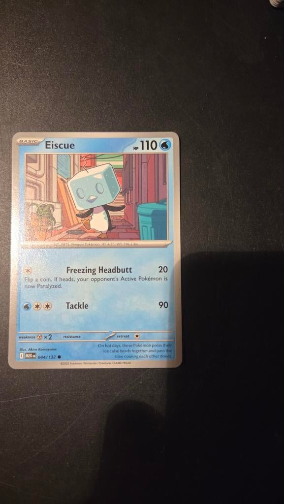 Eiscue 044/132 Mega Evolution - Near Mint, Verzenden, Zo goed als nieuw, Losse kaart
