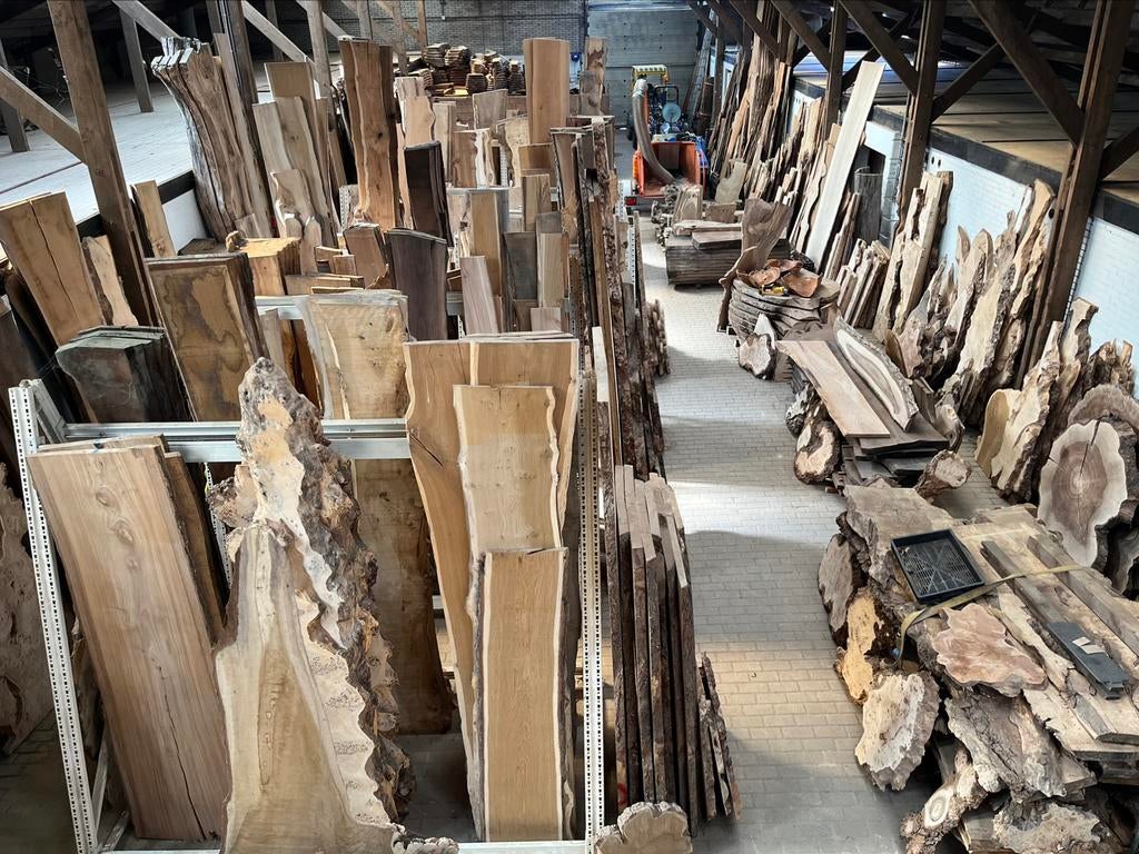 De houtatelier specialist in unieke stoere boomstamplanken, Ophalen, Nieuw, Plank