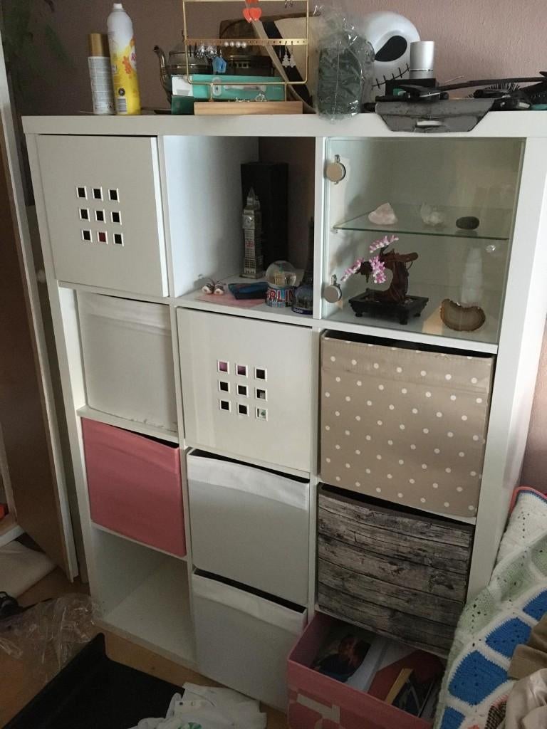 Witte kast, Ophalen, Gebruikt, 100 tot 150 cm, 100 tot 150 cm