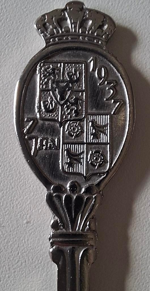 Bernhard & Juliana trouwlepel 1937., Verzamelen, Koninklijk Huis en Royalty, Ophalen of Verzenden, Kaart, Foto of Prent
