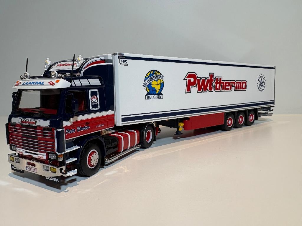 TEKNO SCANIA  3 SERIE MET KOELOPLEGGER  PWT THERMO, Ophalen of Verzenden, Nieuw, Bus of Vrachtwagen, Tekno