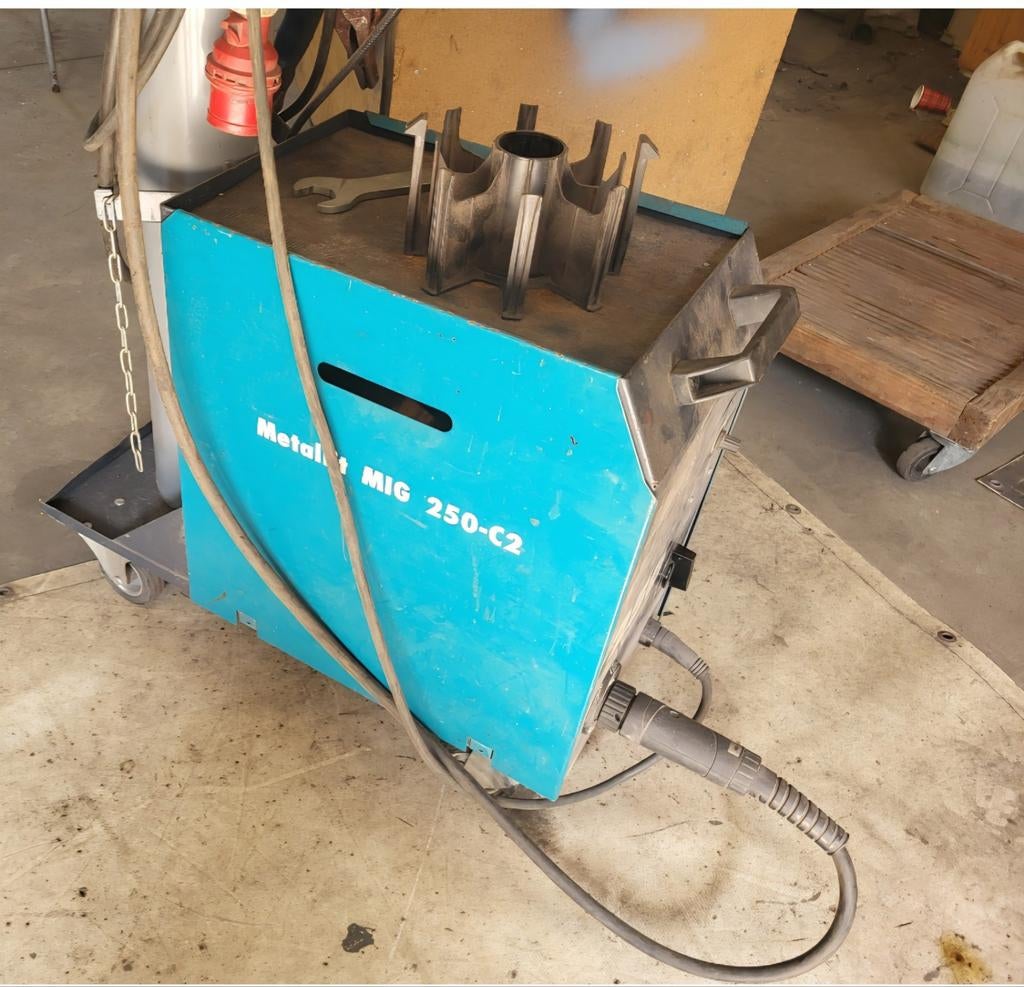 Metallit 250 ampère lasapparaat 250€, Ophalen, Gebruikt, 250 ampère of meer, Co2