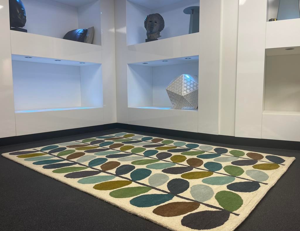 Brink en Campman Orla Kiely Kingfisher tapijt 160 x 230, Ophalen, 150 tot 200 cm, Rechthoekig, Nieuw
