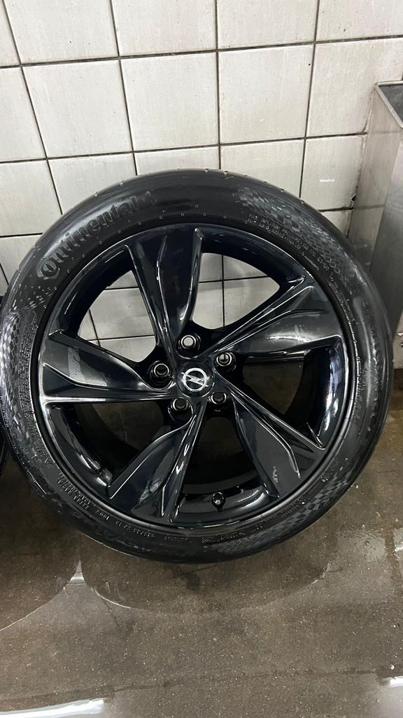 Opel Velgen Set + banden 5x115, Ophalen, 18 inch, Banden en Velgen, Personenwagen