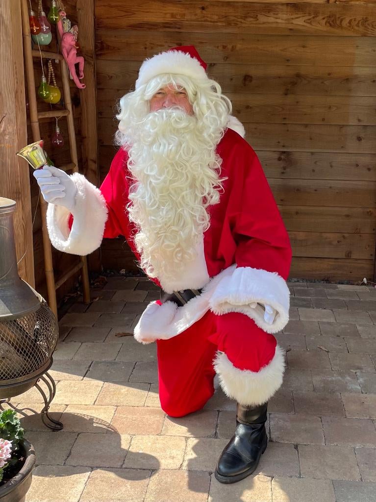 Kerstman kostuums compleet , mascotte pakken en opblaasbare, Diversen, Kerst, Zo goed als nieuw, Ophalen of Verzenden