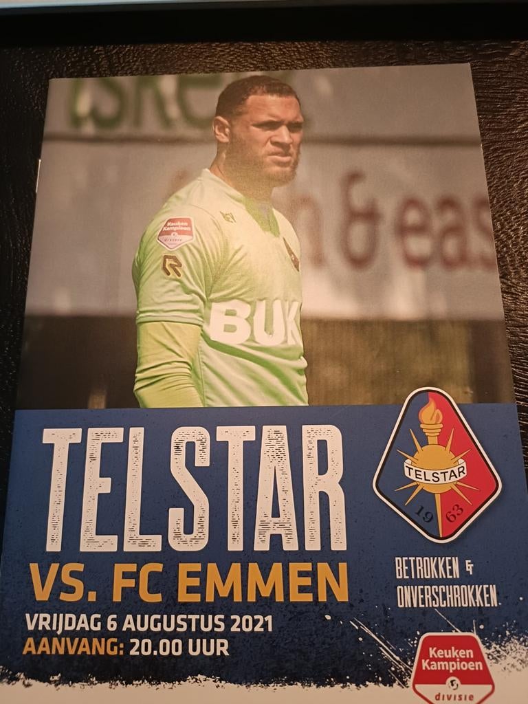 Telstar programma boekjes seizoen 2021 - 2022, Verzamelen, Ophalen of Verzenden, Zo goed als nieuw, Overige binnenlandse clubs