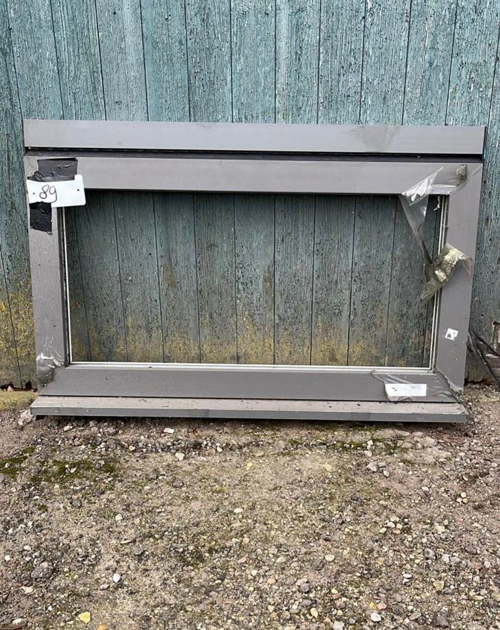 (89) Nieuw kunststof vast raamkozijn, Doe-het-zelf en Verbouw, Kozijnen en Schuifpuien, Kunststof, Raamkozijn, Nieuw, Minder dan 75 cm