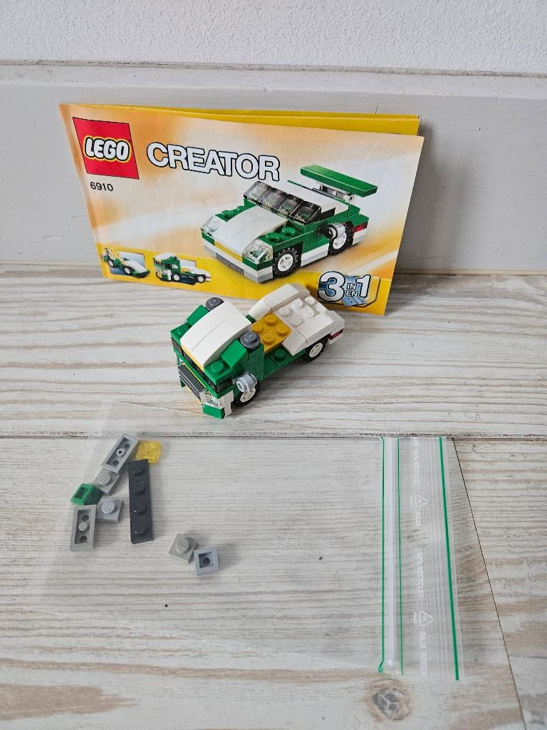 Lego set 6910 : Creator, Mini Sports Car / Truck, Ophalen of Verzenden, Gebruikt, Complete set, Lego