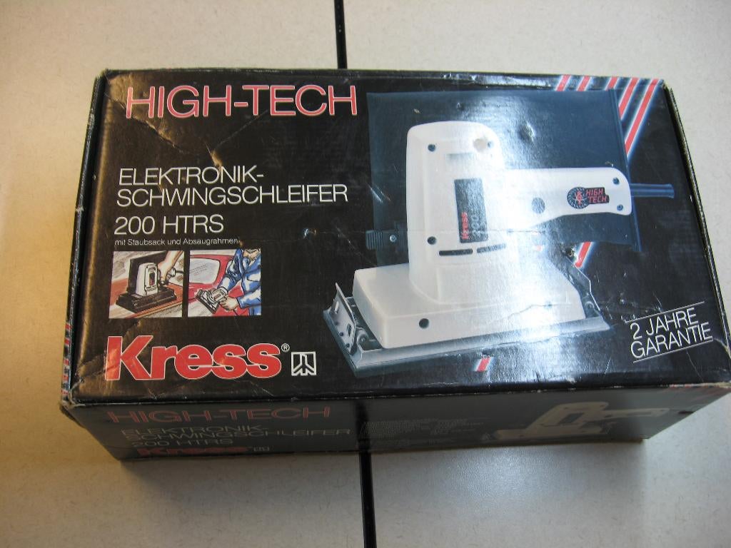 Topkwaliteit zware vlak schuurmachine van Kress ongebruikt, Ophalen of Verzenden, Zo goed als nieuw, Minder dan 600 watt, Vlakschuurmachine