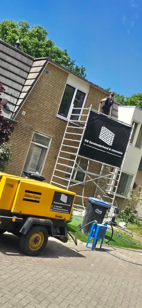 Gevelonderhoud gevelrenovatie schoorsteen renovatie, Voegwerk