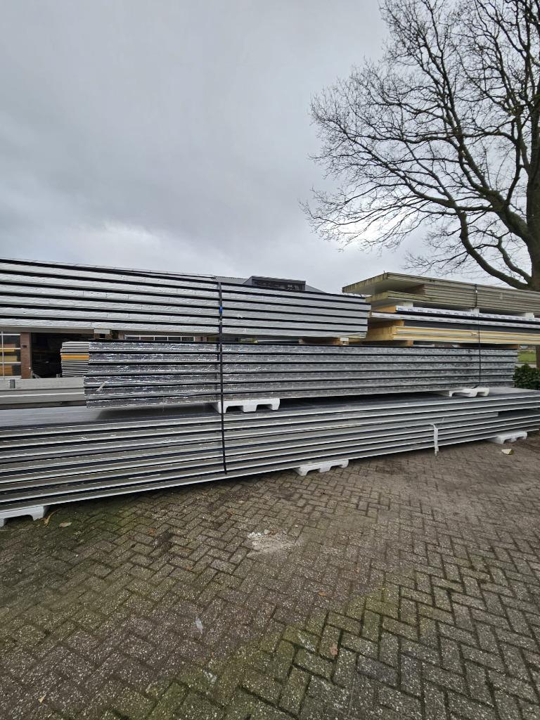 B-keus sandwich wandpanelen antraciet 100, 120mm, Ophalen of Verzenden, Zo goed als nieuw, Overige materialen, 100 mm of meer