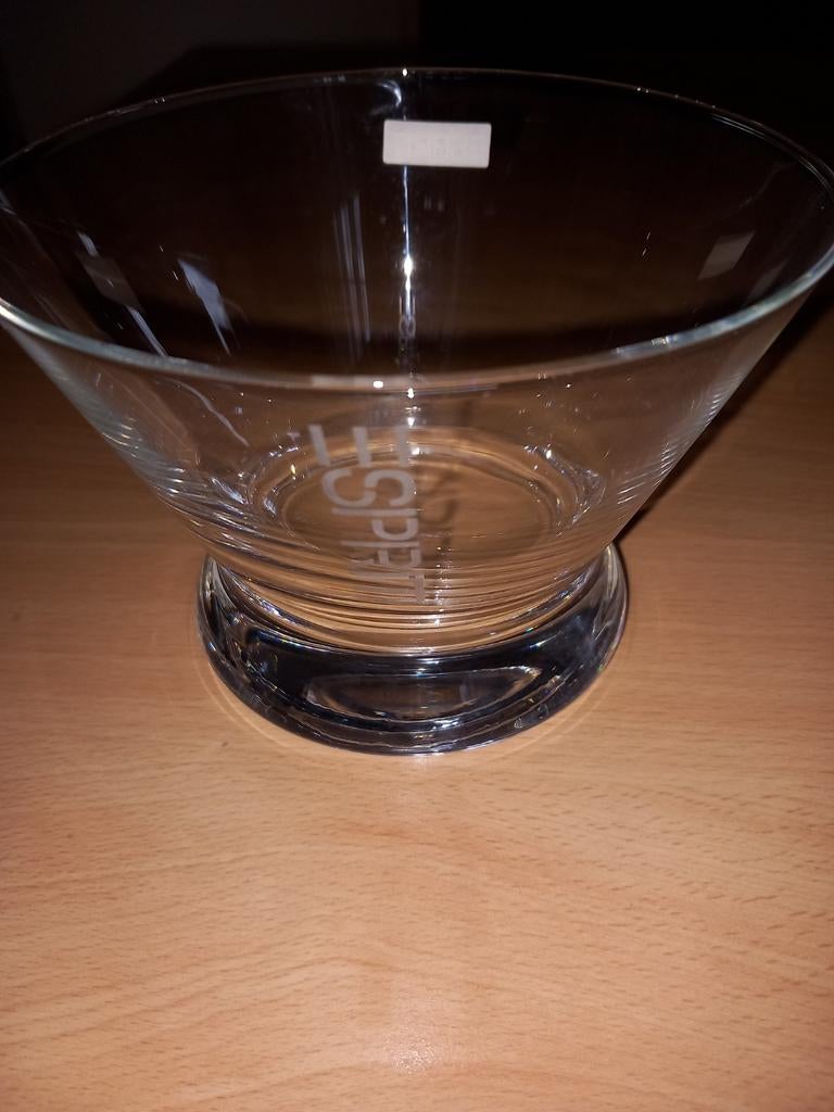 NIEUW: schaal vaas glaswerk ESPRIT, Ophalen of Verzenden, Nieuw, Rond, Glas