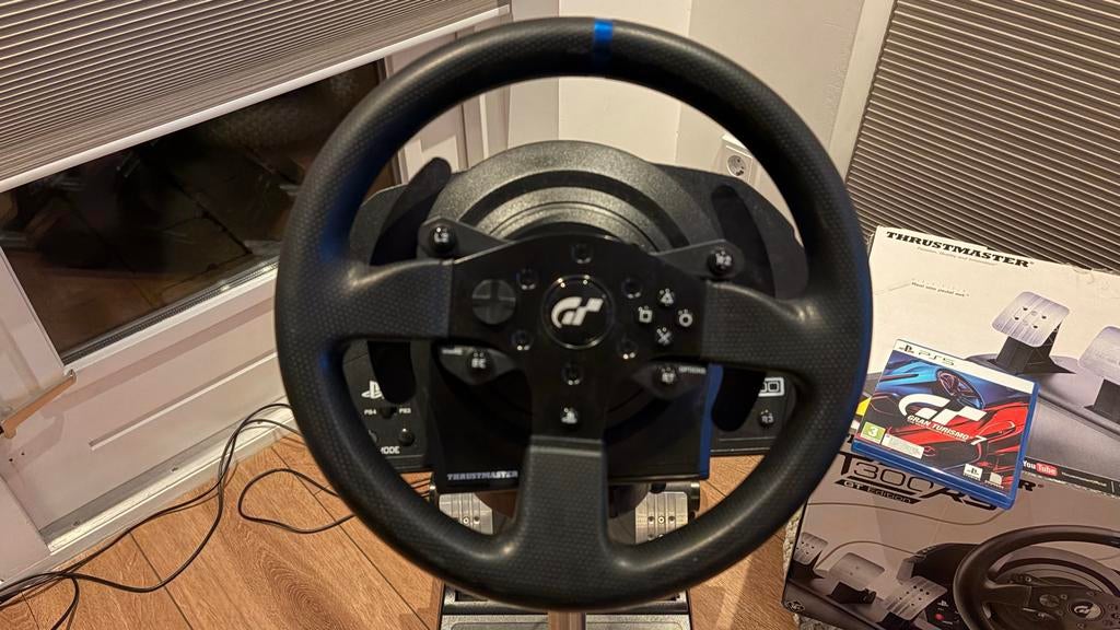 Thrustmaster T300RS GT Edition + TH8A shifter + GT7, Spelcomputers en Games, Spelcomputers | Sony PlayStation Consoles | Accessoires