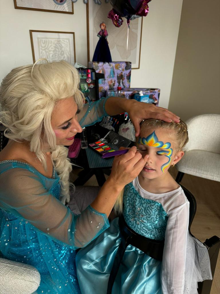 Elsa prinses huren, schmink, unicorn, Ariel, Barbie, rumi,