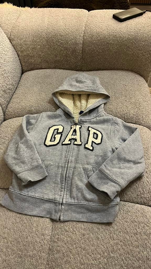GAP gevoerde hoodie vest – maat 5 jaar, ., Ophalen of Verzenden, Zo goed als nieuw, .